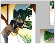 Wandmalerei. Making of ... Schwarzwaldhaus Schwarzwaldmotiv Menschen Landschaft. Fassade Wandgemälde Hauswand. Wandmalerei Evelina Iacubino